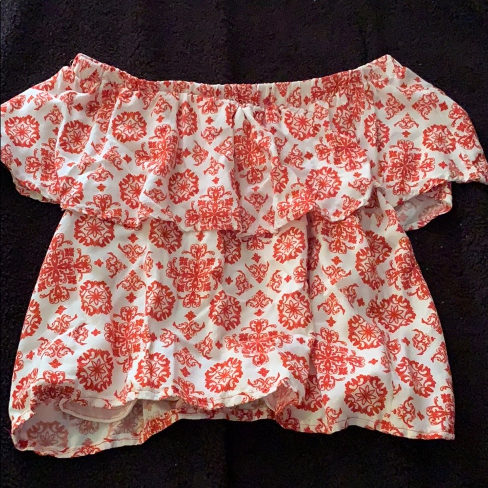 rue21 off the shoulder summer shirt